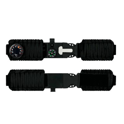 Ремінець паракордовий багатофункціональний Black Ремінець паракордовий багатофункціональний Black