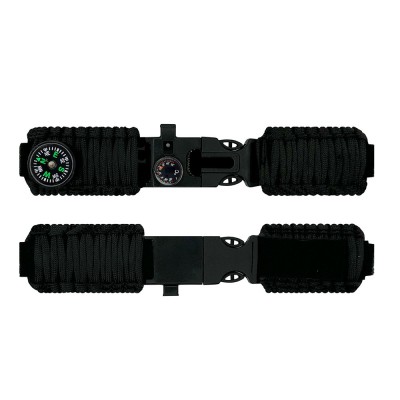 Ремінець паракордовий багатофункціональний Black New Ремінець паракордовий багатофункціональний Black New