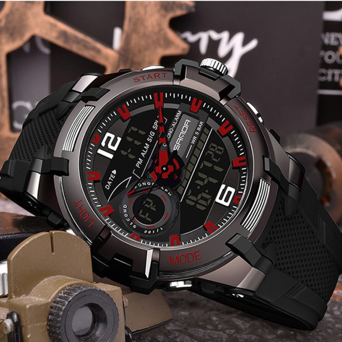 Sanda 6015 Black-Red