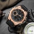 Sanda 6008 Black Rose Gold