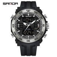 Sanda 6029 Black-Silver