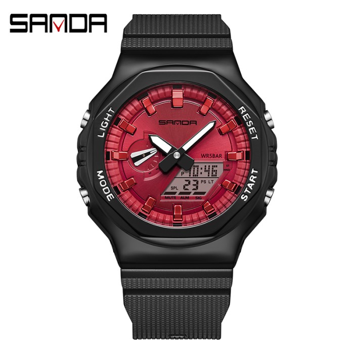 Sanda 3167 Black-Red