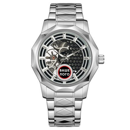 Часы наручные Ukrwatch 024SI Ваше Лого Silver