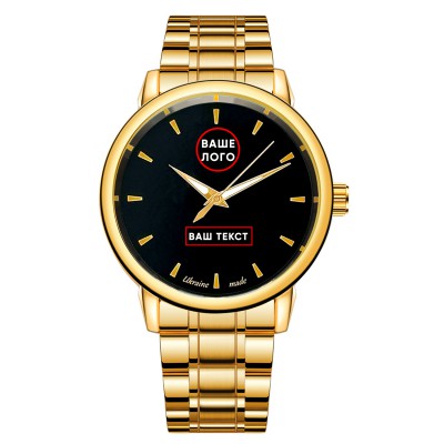 Часы наручные Patriot 022 Gold-Black Automatics Ваше Лого