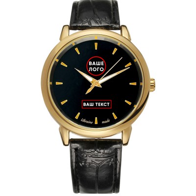 Часы наручные Patriot 022 Gold-Black Ваше Лого