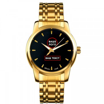 Часы наручные Patriot Sharp Gold-Black Индивидуальное Лого