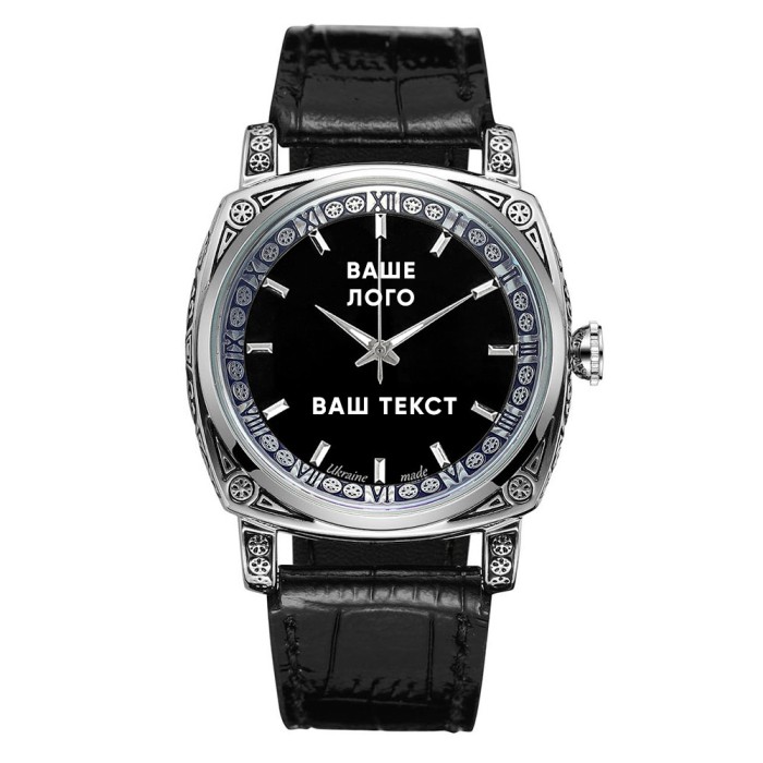 Часы механические Patriot 021 Ваше Лого Silver-Black