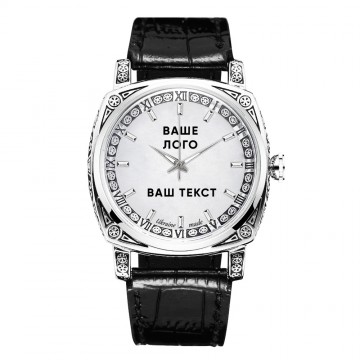 Часы механические Patriot 021 Ваше Лого Silver-White Часы механические Patriot 021 Ваше Лого Silver-White