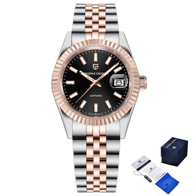 Pagani Design PD-1794M Silver-Rose Gold-Black