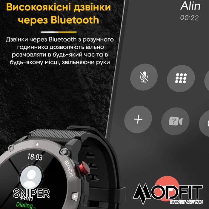 Modfit Sniper All Black 36 мм.
