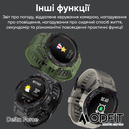 Modfit Delta Force Army Green 36 мм.