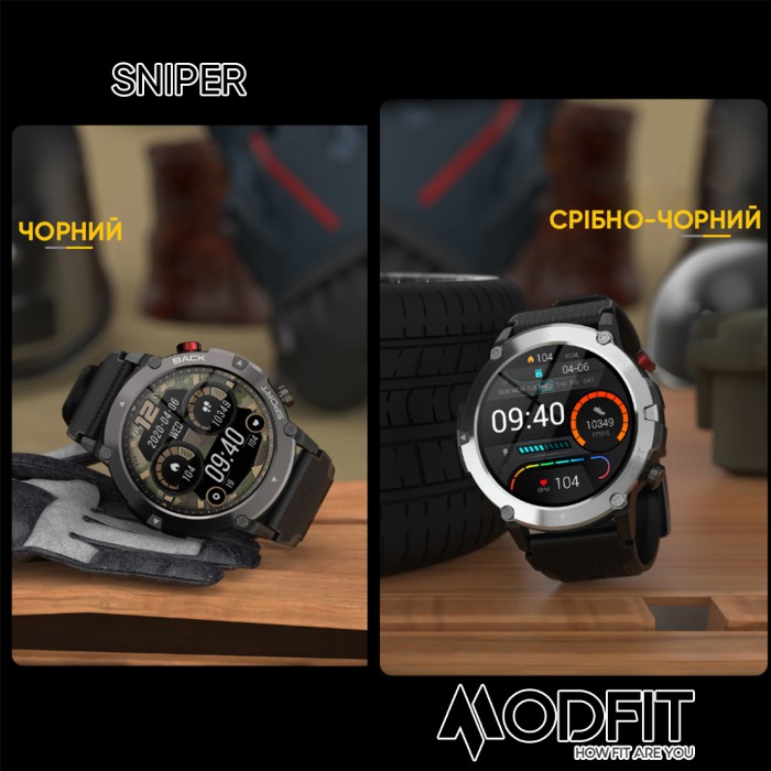 Modfit Sniper Black-Silver 36 мм.