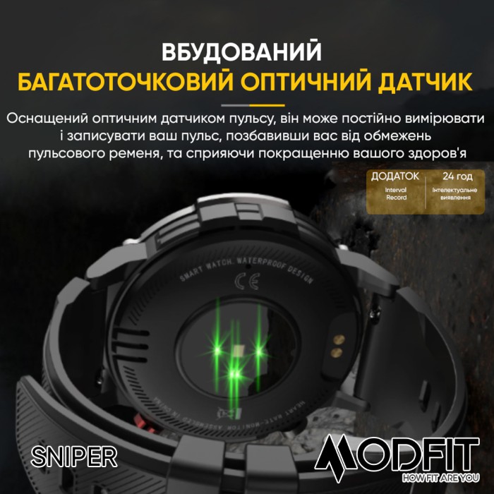 Modfit Sniper Black-Silver 36 мм.