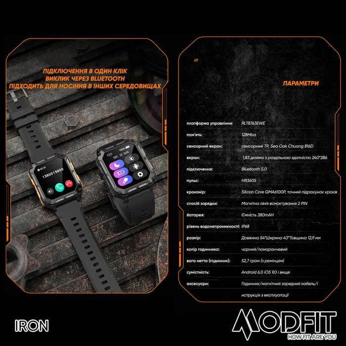 Modfit Iron All Black