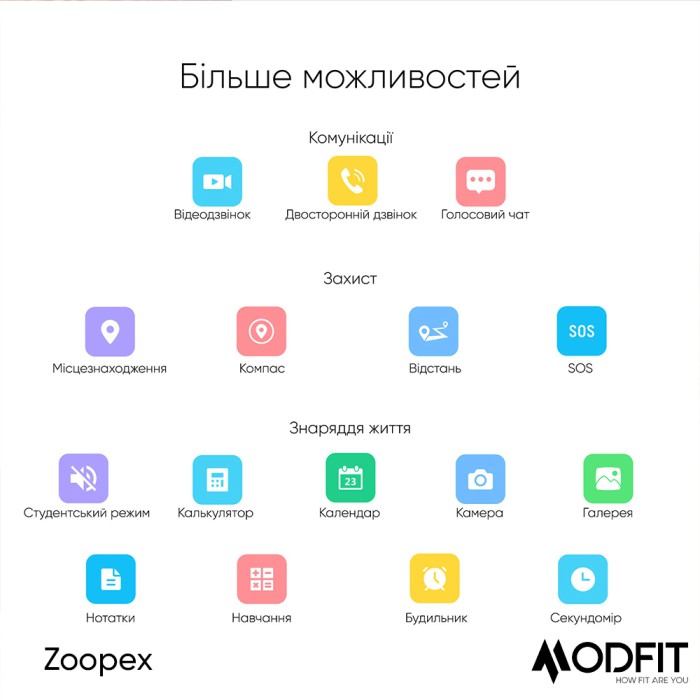 Modfit Zoopex Pink