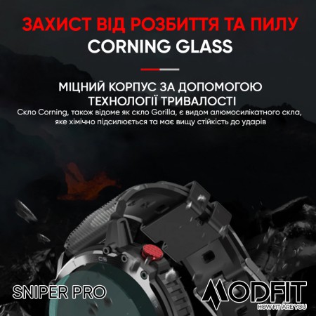 Modfit Sniper Pro Black-Silver 41 мм.