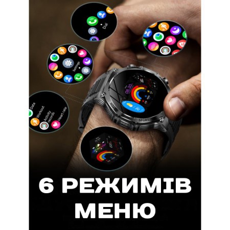 Smart Surf X Pro Black Steel, 2 ремешка