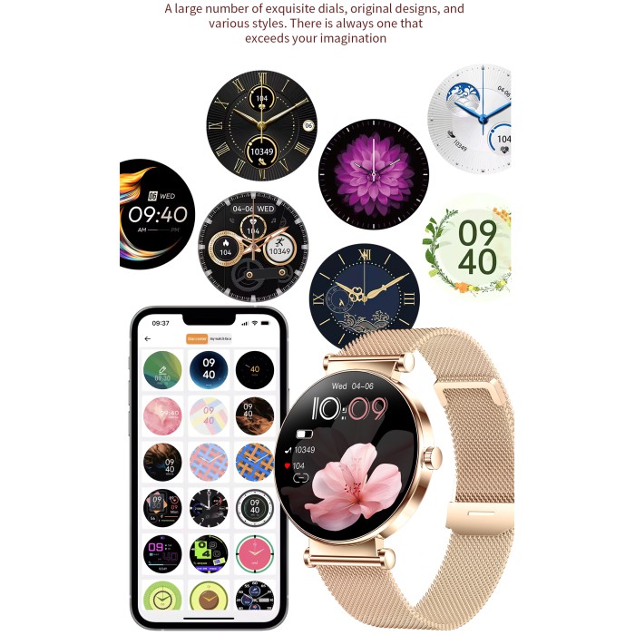 Smart Princess Steel Gold, 2 ремешка