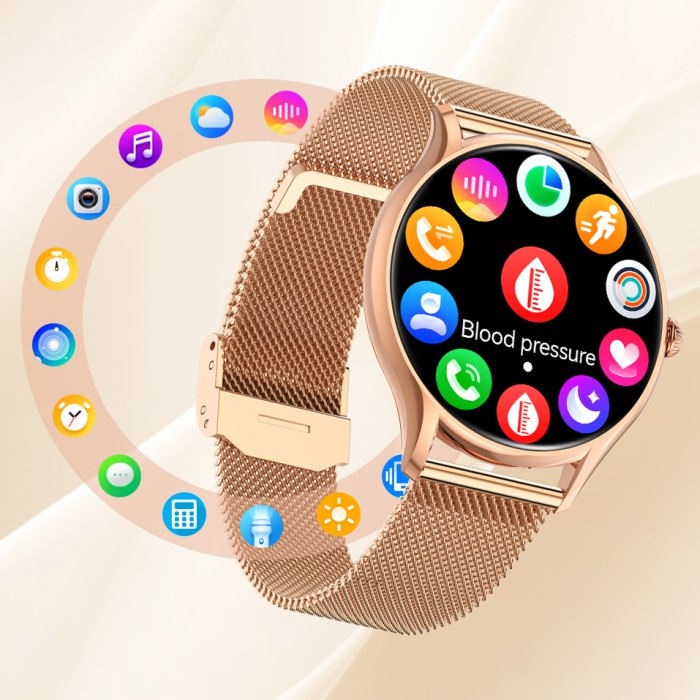 Smart Milano Gold Steel, 2 ремешка