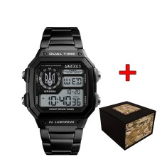 Awarder 011SIUASI Трезубец серебро Черные + Коробка