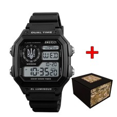 Awarder 010BKUASI Трезубец серебро Черные + Коробка.