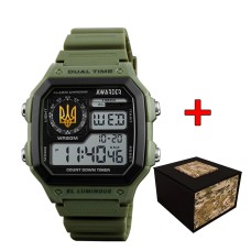 Awarder 010AGUAGD Трезубец золото Зеленые + Коробка.