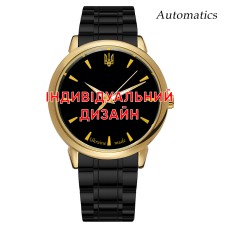 Мужские часы Awarder 022 Gold-Black Metall Automatic Индивидуальный дизайн