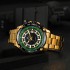 Forsining 8279 Gold-Black-Green
