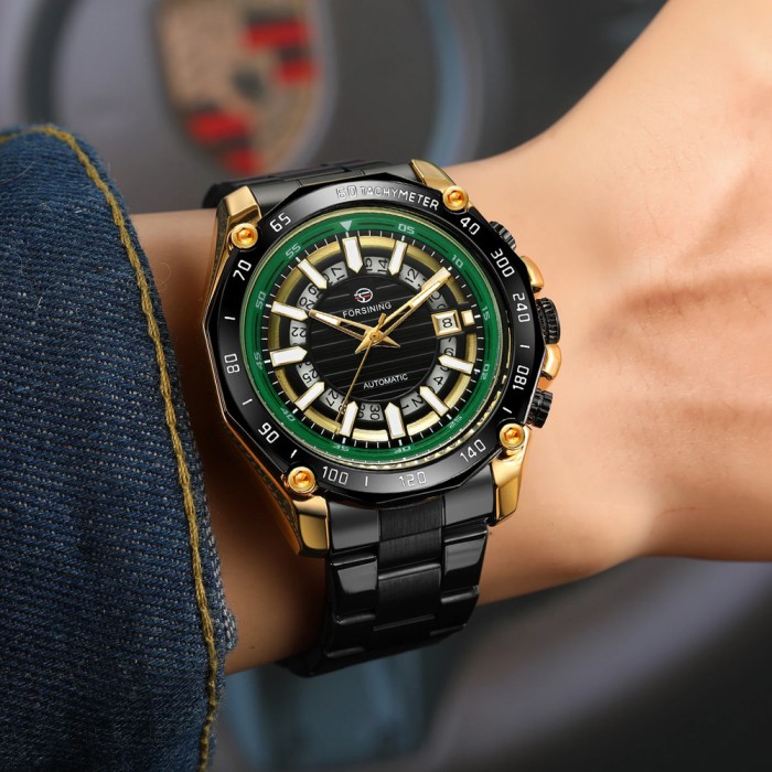 Forsining 8279 Black-Green