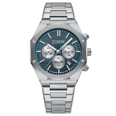 Curren 8440 Silver-Blue Curren 8440 Silver-Blue
