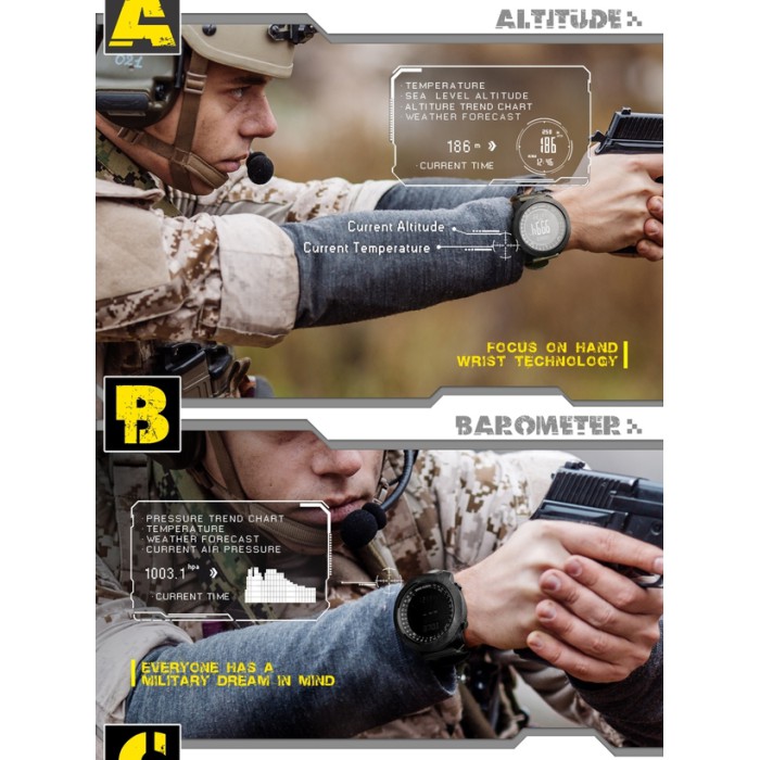 North Edge Apache Green 5BAR 2 ремешка