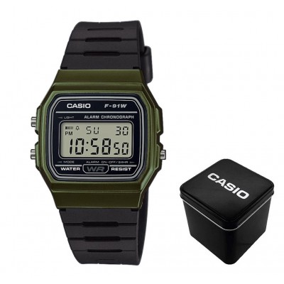 Мужские часы Casio F-91WM-3A